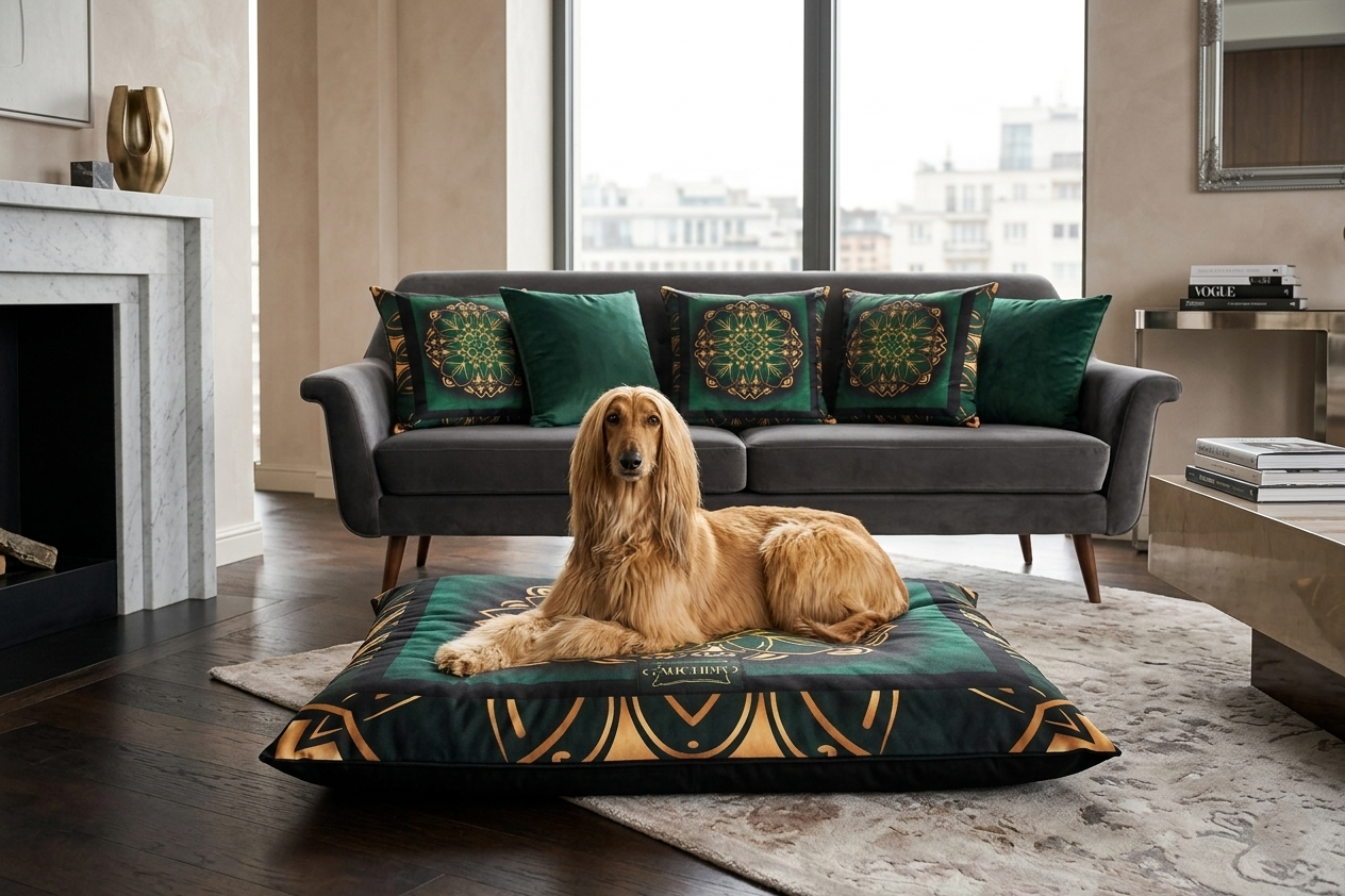 Pillow Dog Bed Royal Garden | Gauchitto