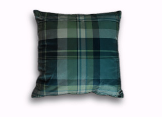 Dekoračný zamatový vankúš Classy Plaid – Dizajnové vankúše, ručne šitý SK