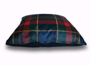 Dekoračný zamatový vankúš Spirit Plaid – Dizajnové vankúše, ručne šitý SK