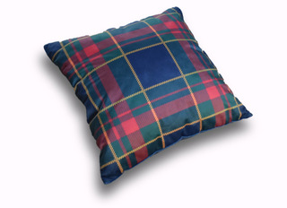 Dekoračný zamatový vankúš Spirit Plaid – Dizajnové vankúše, ručne šitý SK